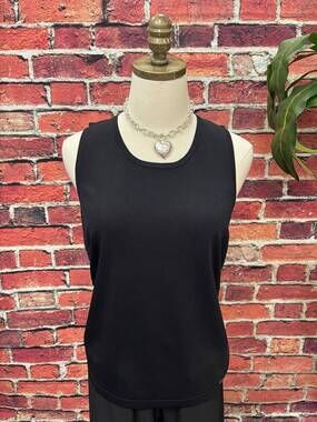 NEW PICADILLY women's well received tank in black